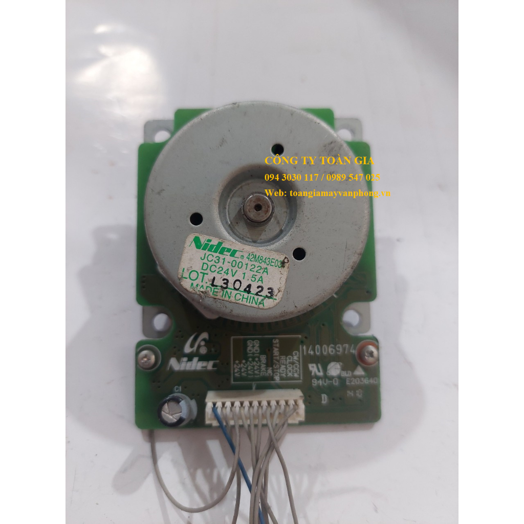 Motor nidec 42M843E031 JC31-00122A  chế DIY,chế quạt,...khỏe, mạch gọn
