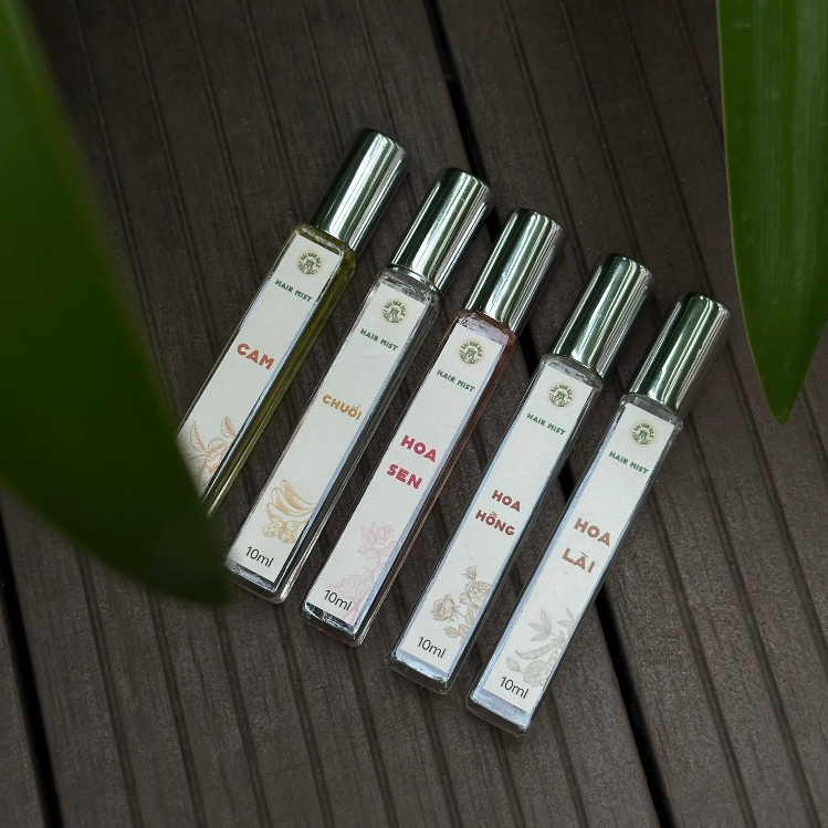 Hair Mist Nước Hoa Tóc Saigon Silk làm thơm tóc, khử mùi, không cồn 10ml
