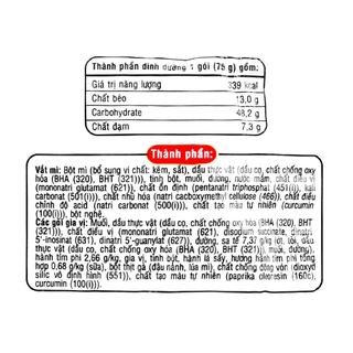 Xóa - (Thùng 30 gói) Mì Hảo Hảo sa tế hành tím gói 75g