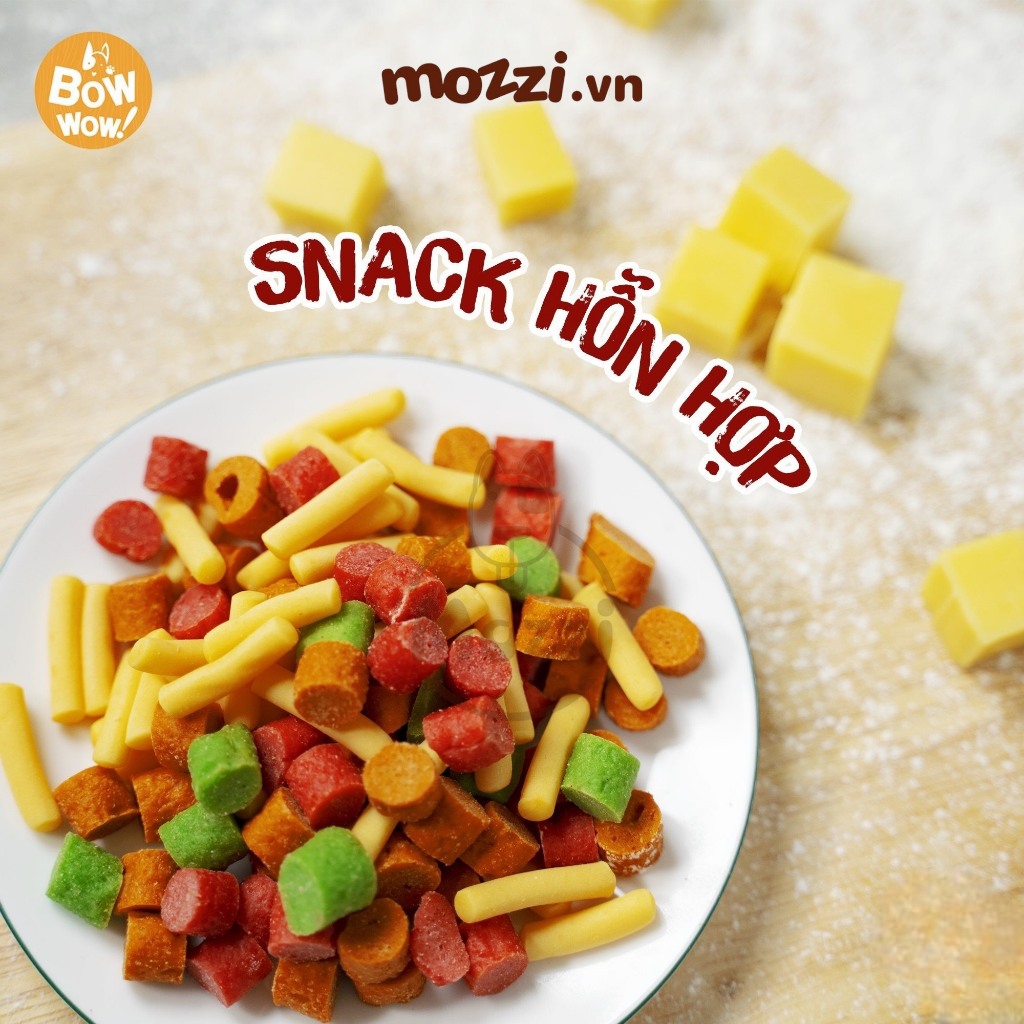 Bowwow Sandwich Snack hỗn hợp cho chó mèo