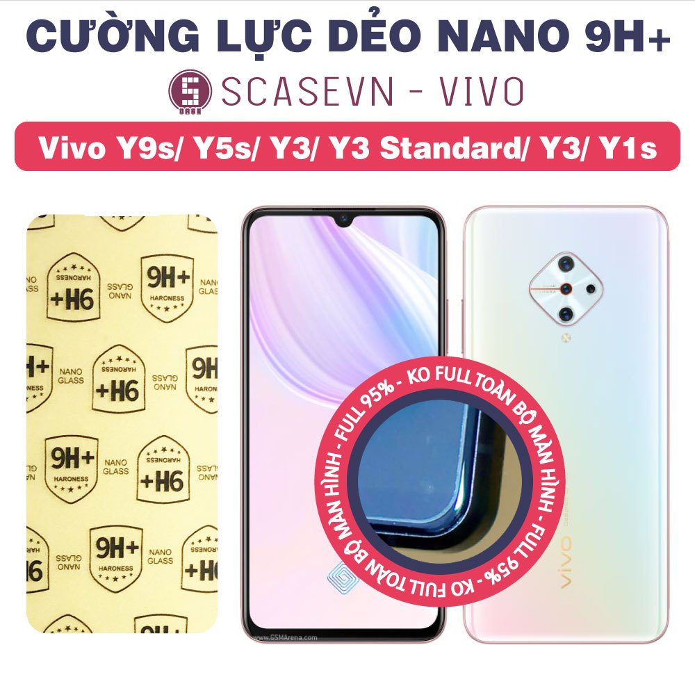 Cường Lực Dẻo Nano Trong Suốt Vivo Y9s/ Y5s/ Y3/ Y3 Standard/ Y3/ Y1s