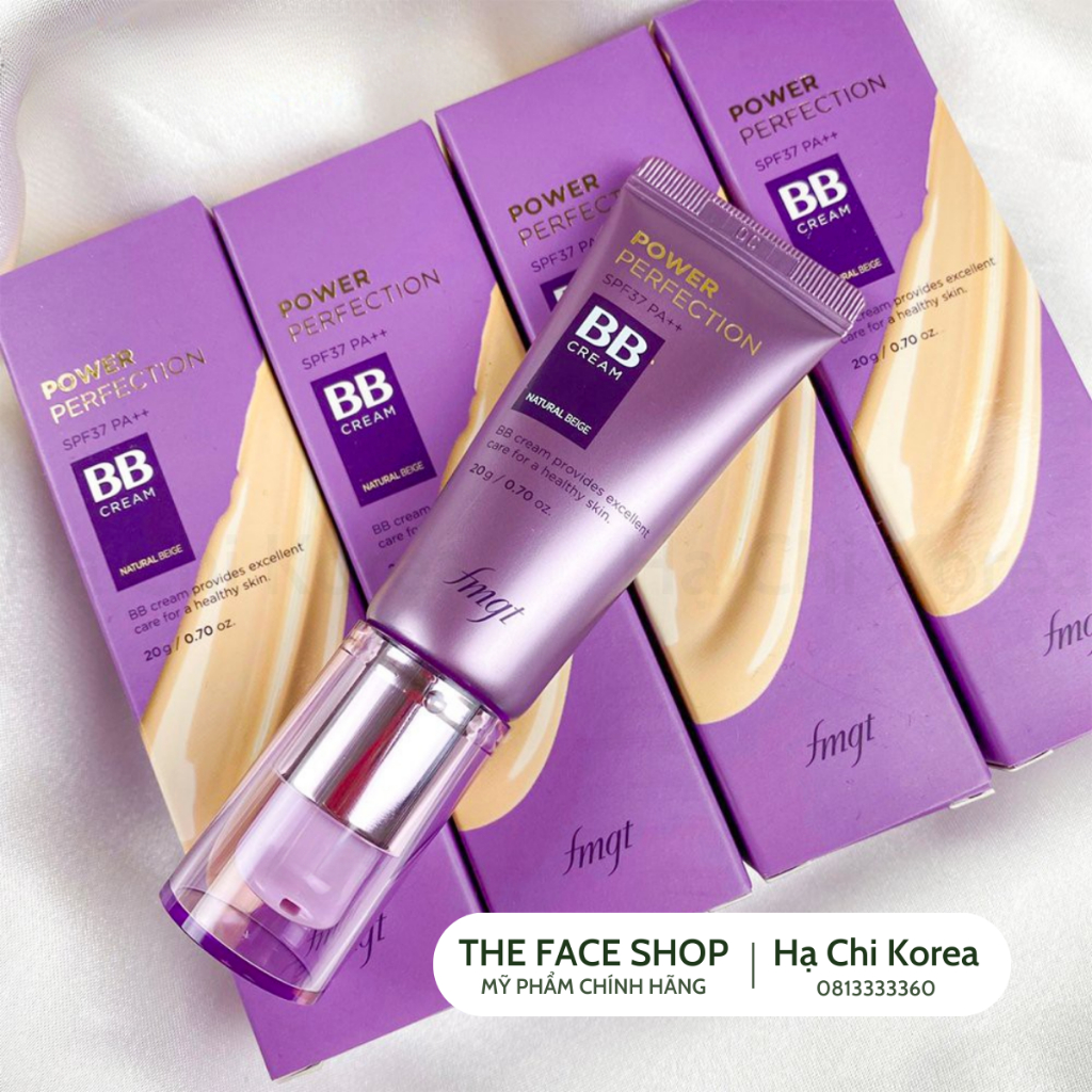 Kem nền đa năng Power Perfection BB Cream SPF37 PA++ fmgt The Face Shop