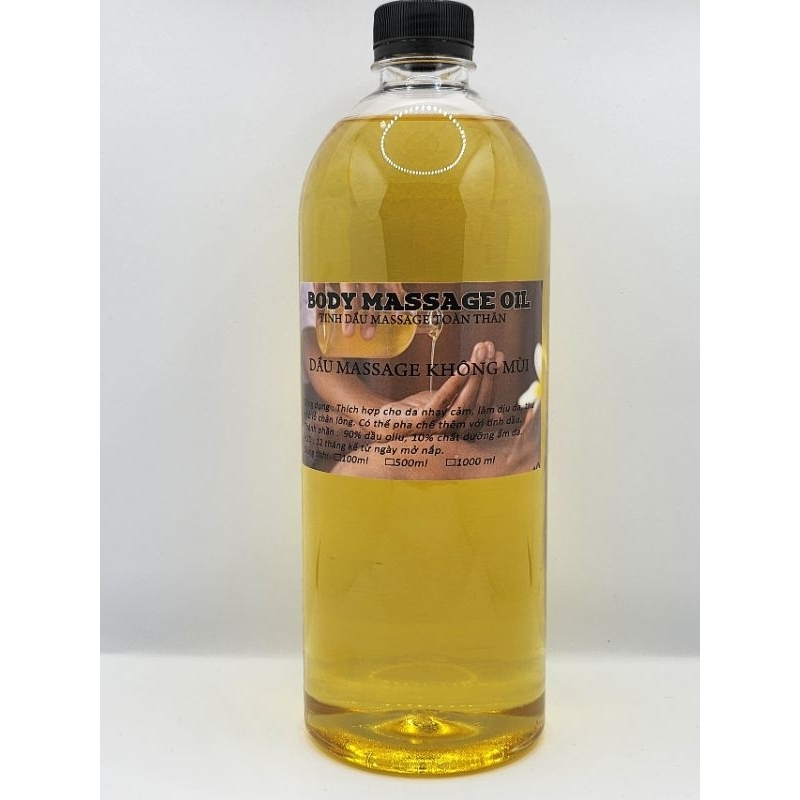 DẦU MASSSGE BODY KHÔNG MÙI TRONG SUỐT 1000 ML