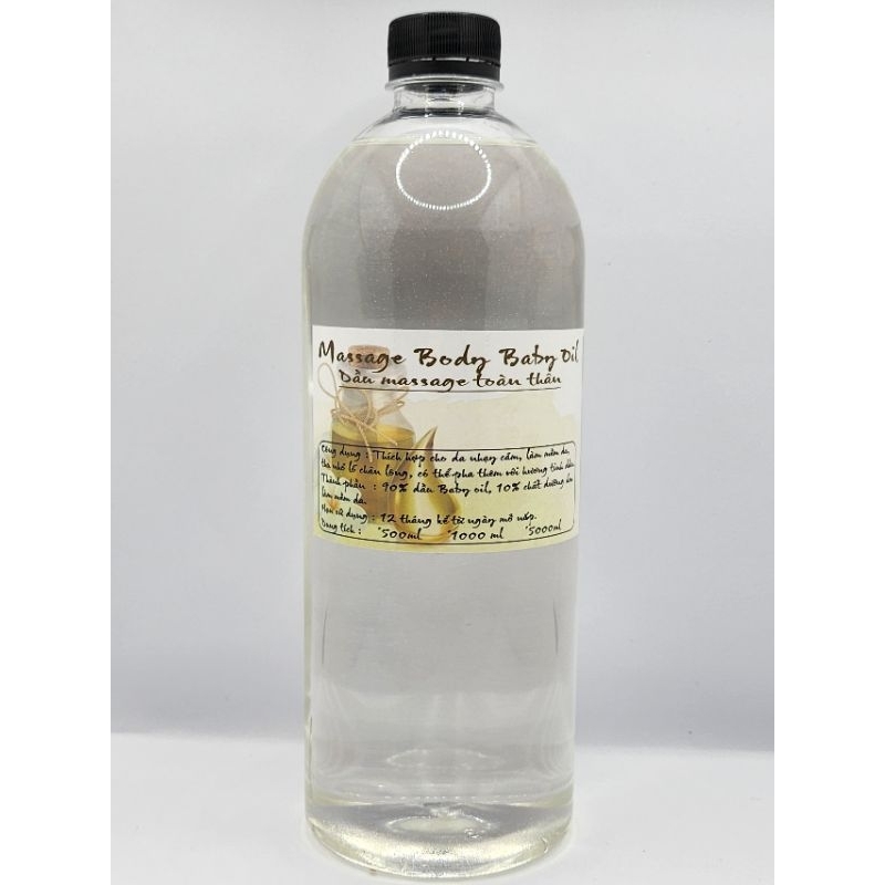 DẦU MASSSGE BODY KHÔNG MÙI TRONG SUỐT 1000 ML