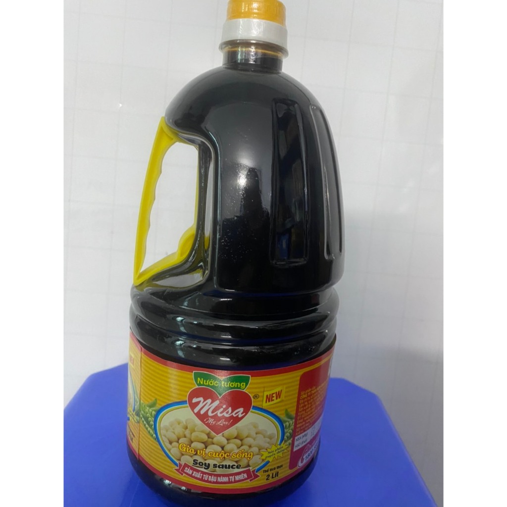 NƯỚC TƯƠNG XÌ DẦU MISA CAN 2 LÍT