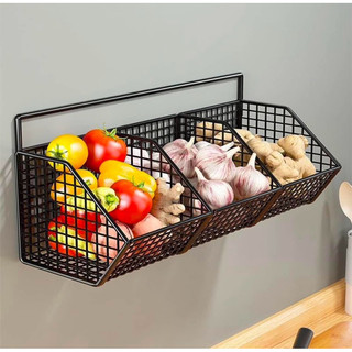 Kệ sắt lưới 3 ngăn dán tường đa năng