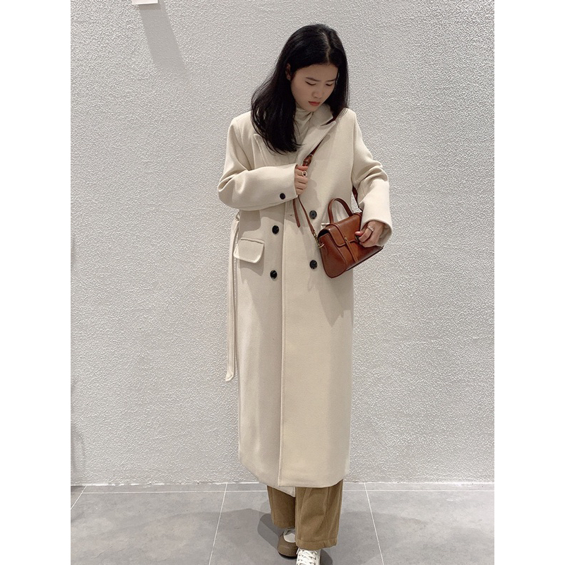 Áo khoác mangto dạ dáng dài phong cách hàn hàng Quảng Châu