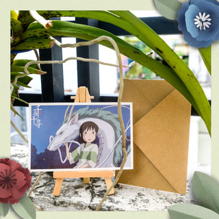 Postcard hoạt hình Ghibli Spirited Away
