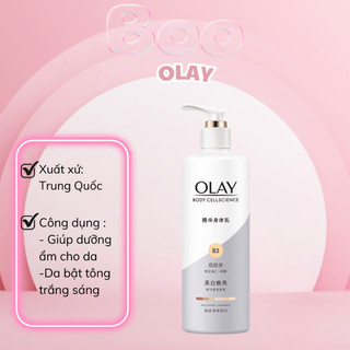 Sữa dưỡng thể trắng mịn da b3 olay vitamin c body cellscience mẫu mới 260ml