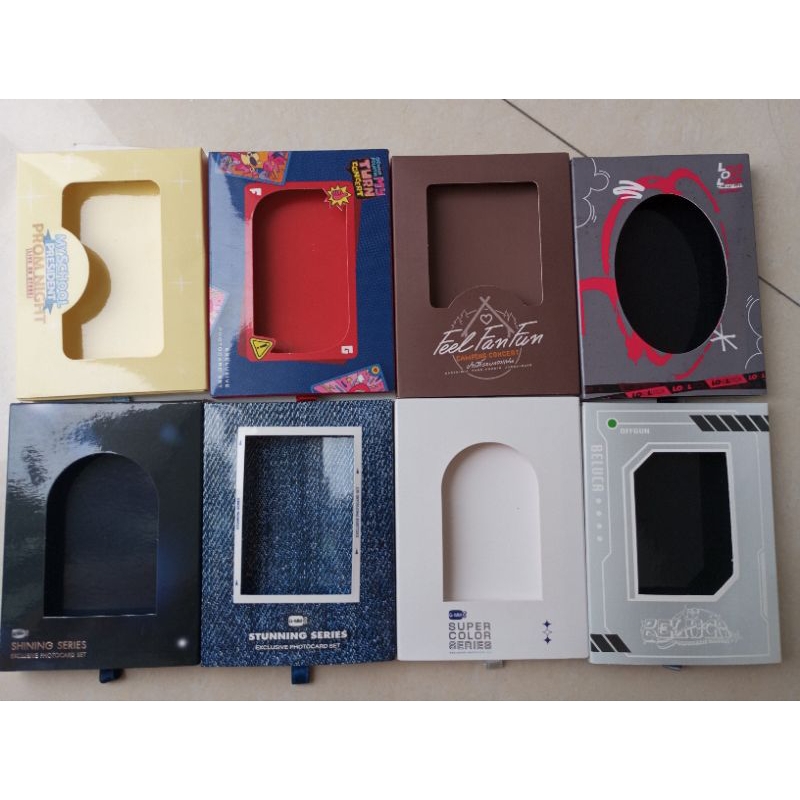 Hộp rỗng LOL, Prom Night, Stunning, My Turn, FFF, Becula... Box rỗng GeminiFourth, OffGun, PondPhuwin