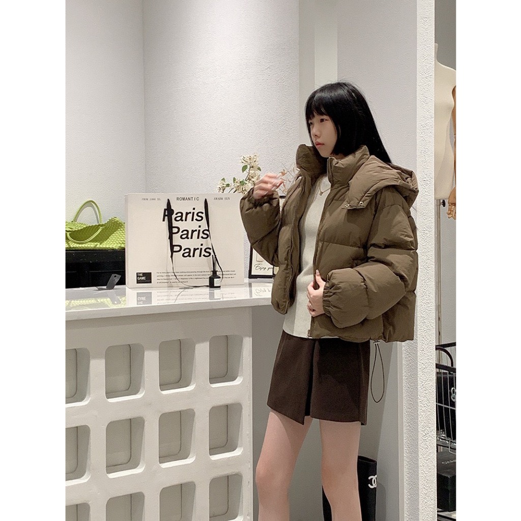 Áo khoác phaoXONXEN SHOP QUY NHƠN  2 túi rút dây kèm mũ, chất  dày dặn,form vừa thoải mái mã 2534