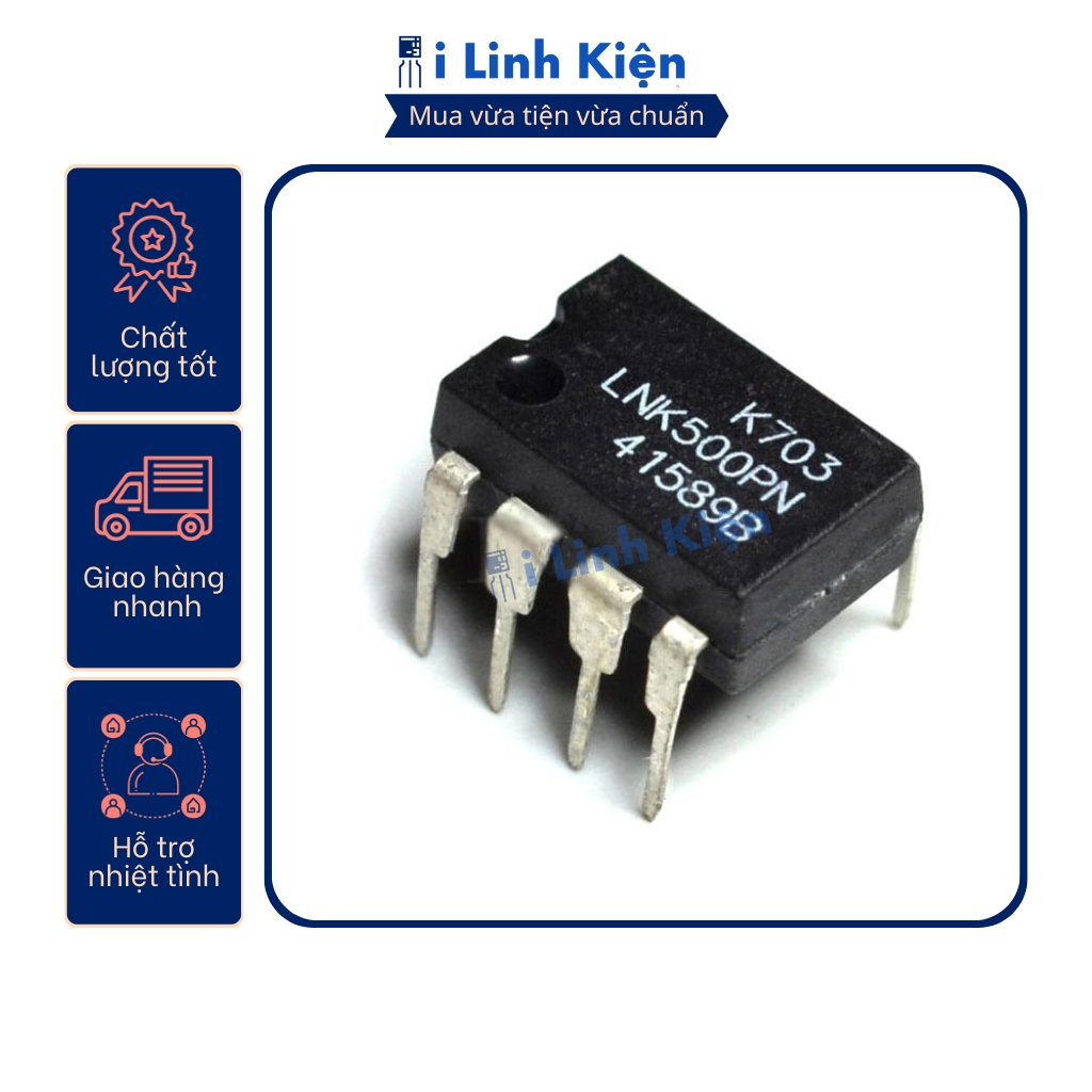 Ic nguồn LNK500PN DIP-7 chất lượng tốt