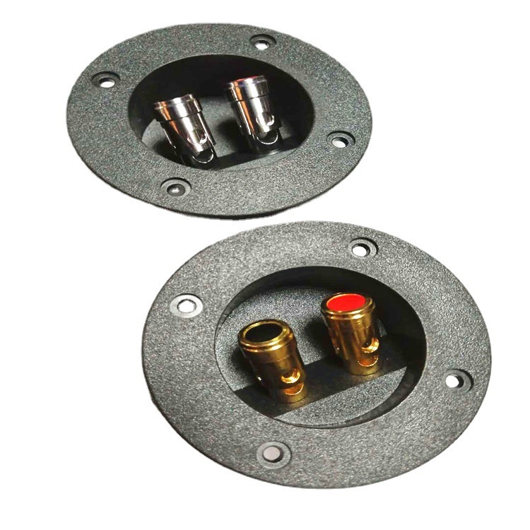 Trạm Kẹp Loa các loại, Cầu Đấu Dây Loa đường kính lỗ khoét 49 mm, Chuyên Dụng chất lượng cao. giá 1 cái.