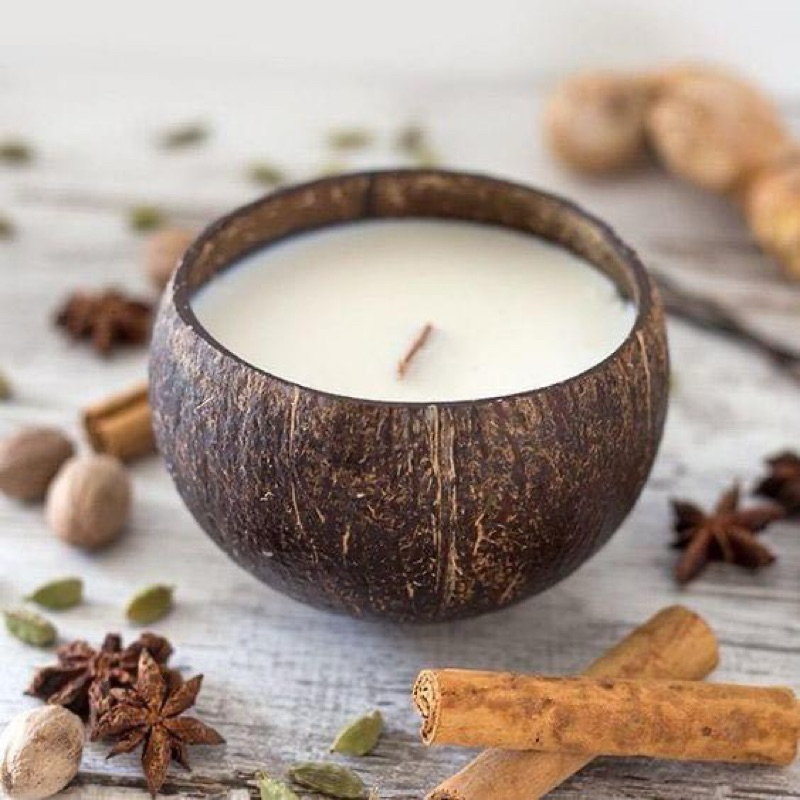 Nến dừa thân thiện với môi trường, hương thơm giúp thư giãn, dễ ngủ, khử mùi hiệu quả