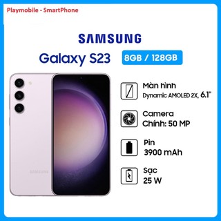 Điện thoại samsung galaxy s23 5g 2 sim bản mỹ chính hãng | snapdragon 8 gen2 8/128gb |playmobile