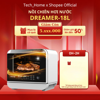 Nồi chiên hơi nước dreamer dka-saf118w siêu nhiệt úc - dung tích 18 lít - 14 chế độ nấu ăn - bảo hành 12 tháng - befoyo
