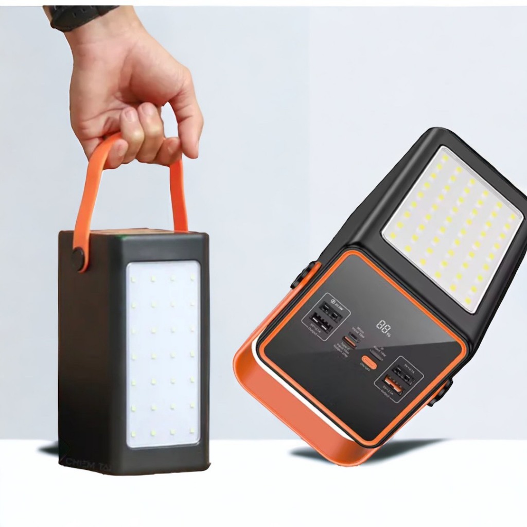 Pin Sạc Dự Phòng J107 Dung Lượng 90000mAh Sạc Nhanh 22.5w Tích Hơp 28 Bóng Đèn