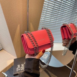 Túi đeo chéo hình vuông cỡ nhỏ phối dây xích thời trang dành cho nữ_ TDC326