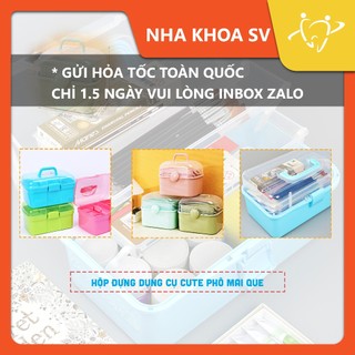 Cốp nhựa | hộp đựng dụng cụ nha khoa
