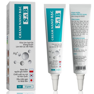 Cream nano bạc s&b h/15g