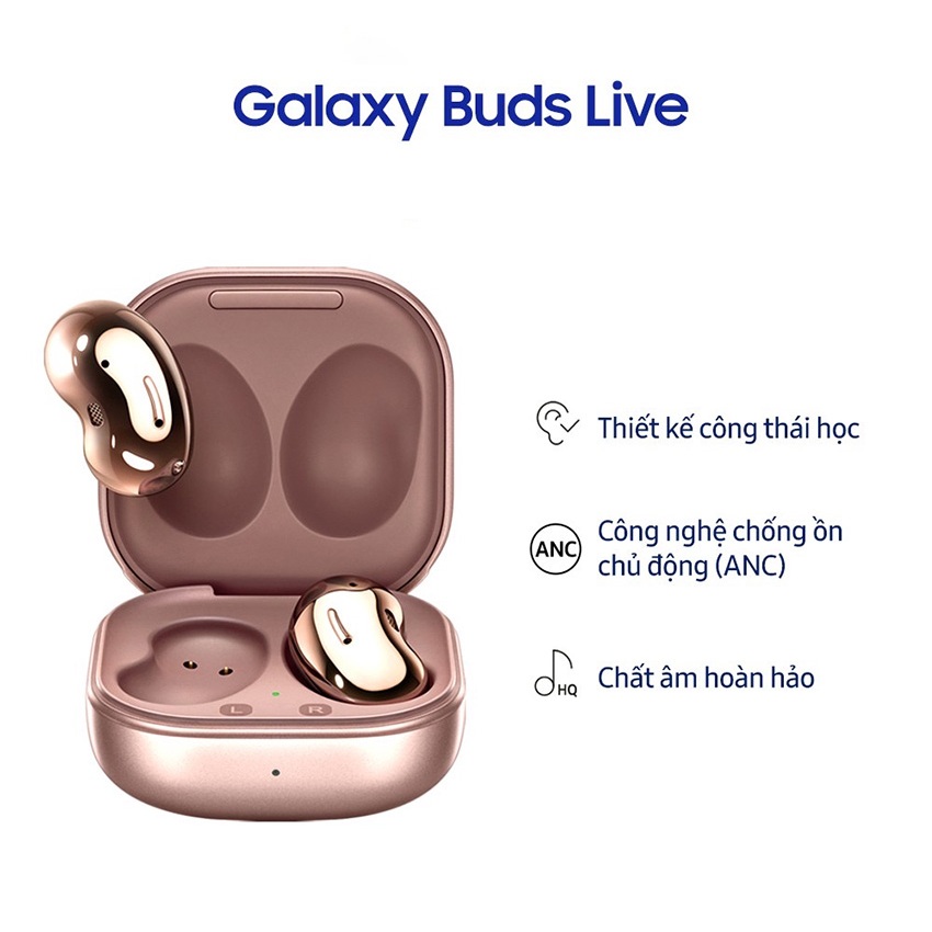 Tai Nghe Buds Live Sạc Không Dây Cao Cấp / Tai Nghe Bluetooth Galaxy Buds Live Âm Thanh Tuyệt Đỉnh - Bảo Hành 3 Tháng