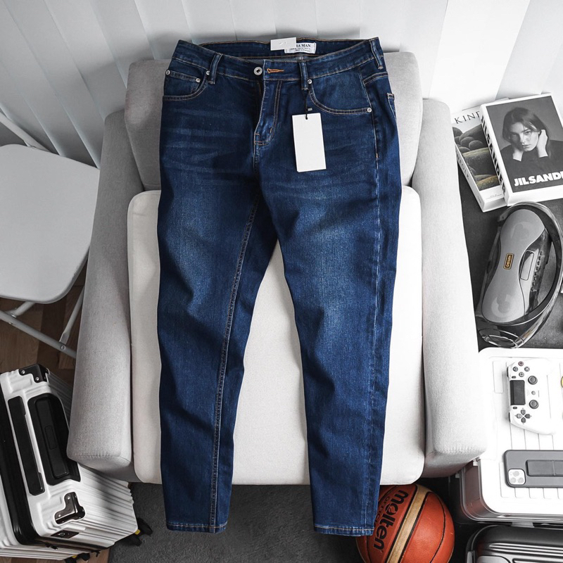 Quần jean nam ⚡ 𝗛𝗮̀𝗻𝗴 𝗰𝗮𝗼 𝗰𝗮̂́𝗽 ⚡ Quần bò đẹp VNXK cao cấp ZR chất jean co giãn thời trang