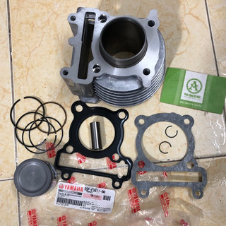 Bộ xi lanh + piston + xéc măng nouvo 1 2 3 mio
