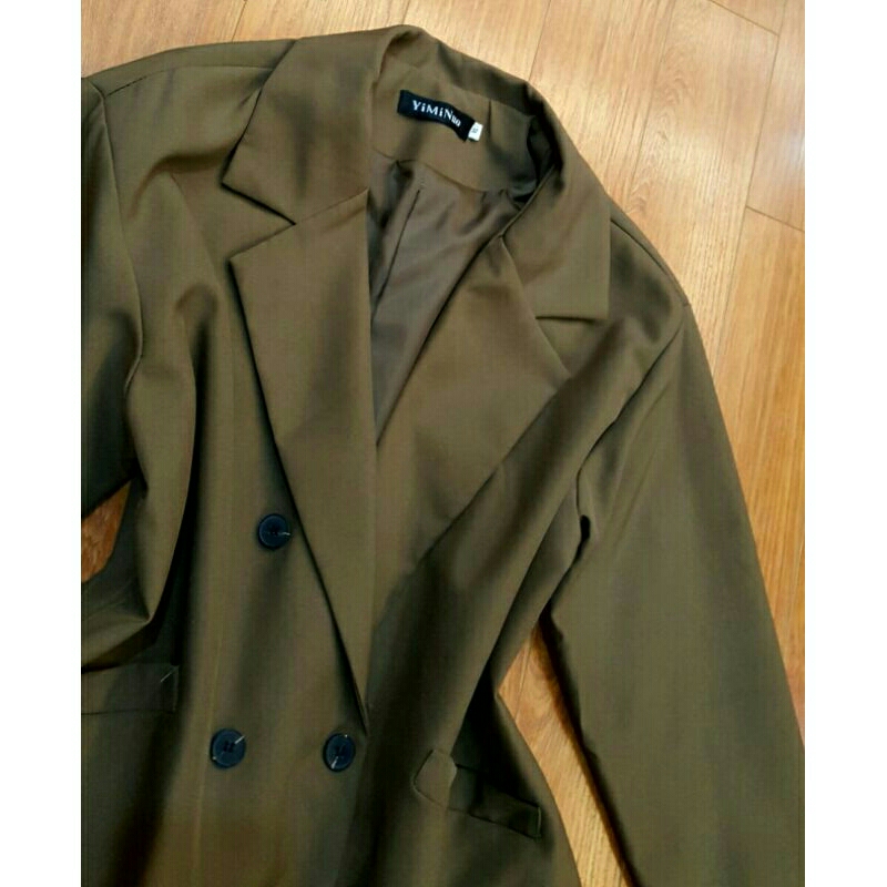 Áo vest blazer màu nâu sz XL