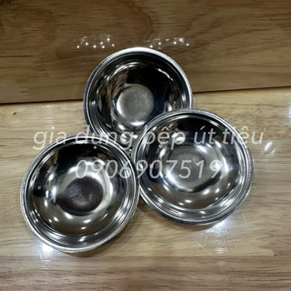 Combo 10 Khuôn bánh bèo chén inox bóng đẹp