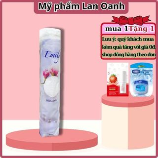 Bông tẩy trang Emily 120 miếng giúp tẩy sạch lớp trang điểm