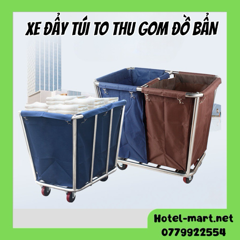 Xe Gom Đồ Bẩn, Xe Giặt Là, Xe Dọn Buồng Phòng