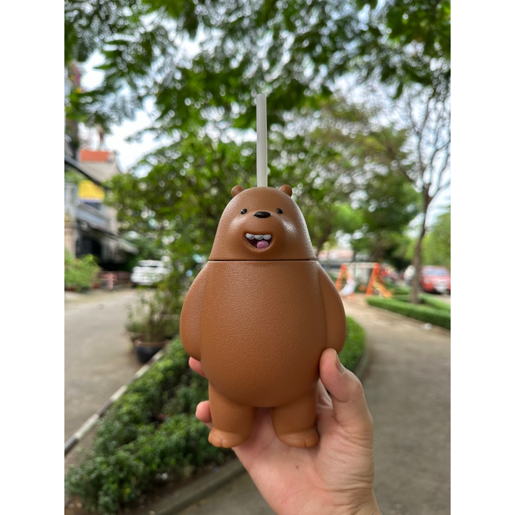 LY NƯỚC GẤU BẰNG NHỰA PP DỄ THƯƠNG