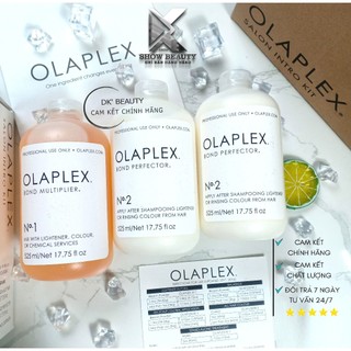 Olaplex No1 No2 Bộ Kit Phục Hồi Tóc 525ml x 3