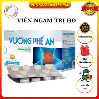  VIÊN NGẬM VƯƠNG PHẾ AN CHÍNH HÃNG - HỖ TRỢ BỔ PHẾ GIÚP GIẢM HO LOÃNG ĐỜM HỖ TRỢ GIẢM ĐAU RÁT HỌNG DO HO KÉO DÀI 