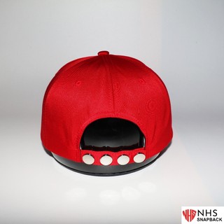 Nón Snapback NHS Full đỏ Cao Cấp FullRed_BKL.