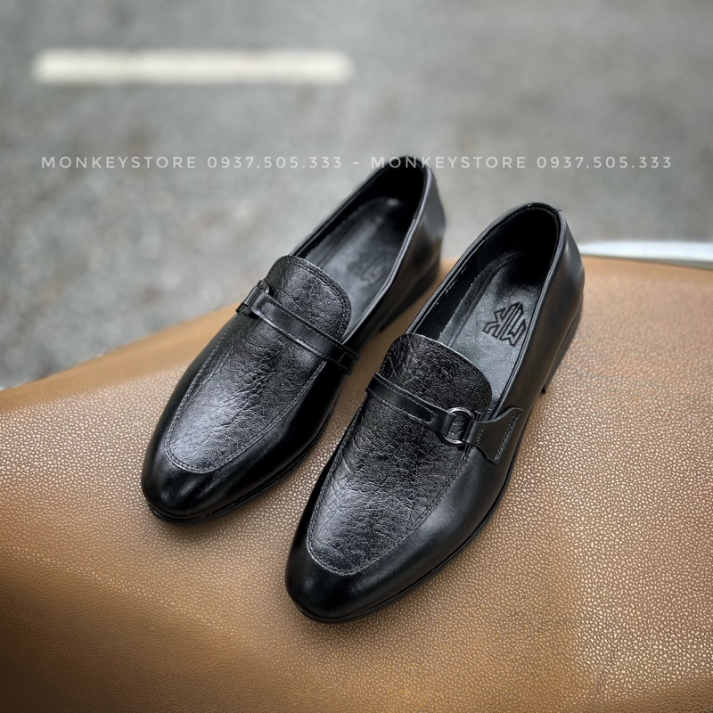 Giày tây nam, giày công sở nam da nhập cao cấp Đế khâu MK - Mã MK44
