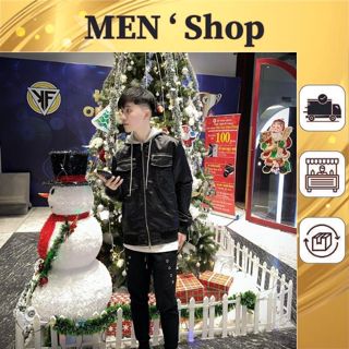 Áo Khoác Nam DSQ  Trần Bông Phối Mũ Nỉ Cực Xịn - Áo Khoác DSQ Trần Bông 3 lớp Cực Ấm - Thời trang nam