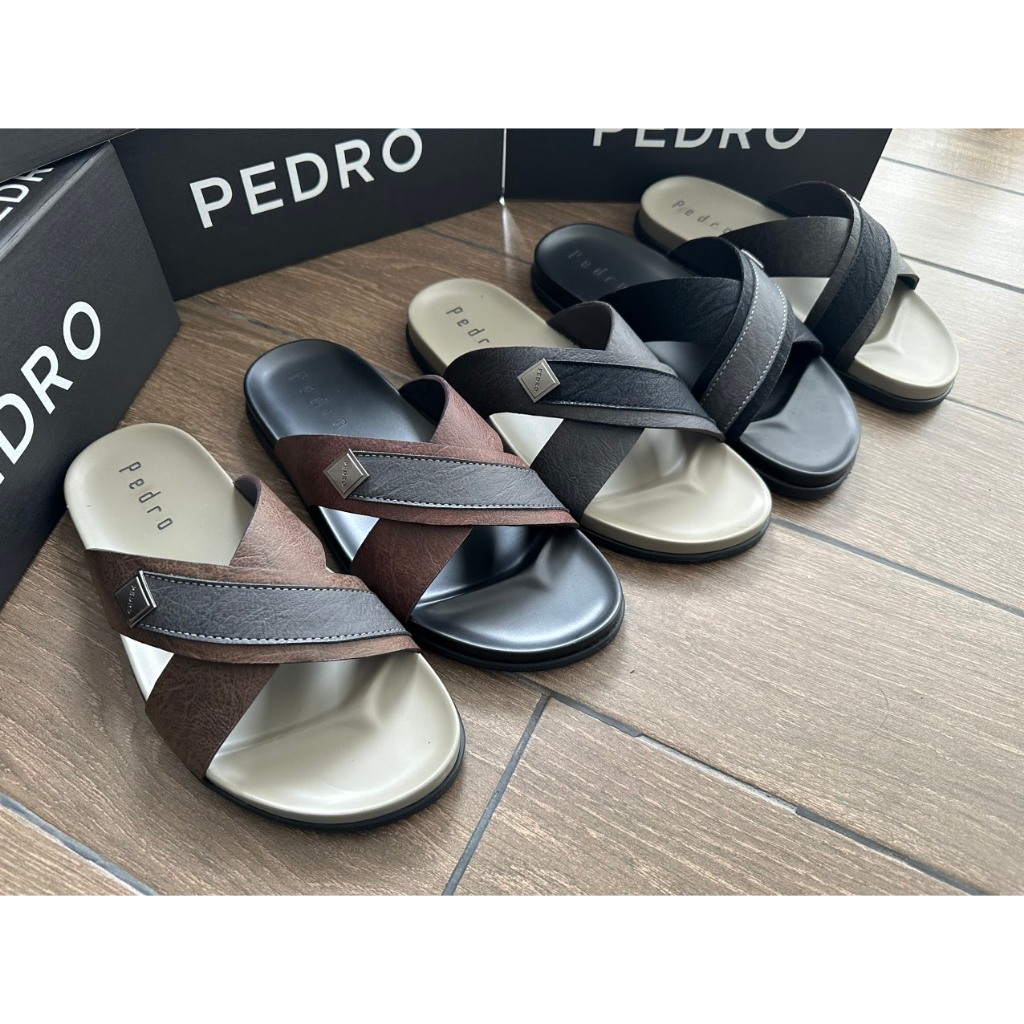 Dép Da Nam Quai Chéo Cá Tính Trẻ Trung