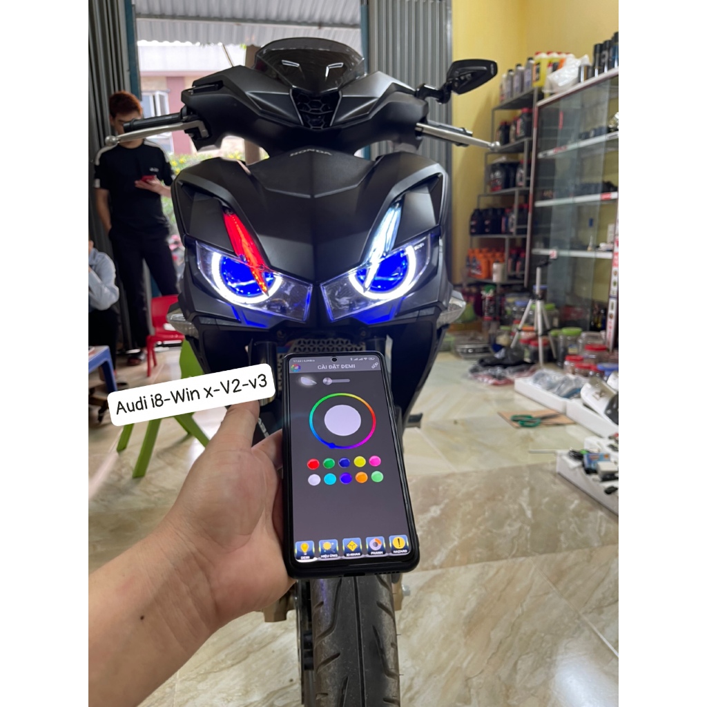 Mạch Audi i8 A11 gắn xe exciter150; winnrerX Ab Sh