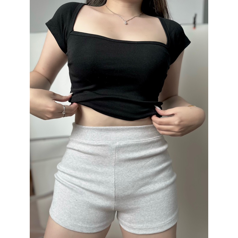 Quần Đùi BIKER SHORT Ôm Gọn Tôn Dáng Nâng Mông Vải Gân Co Giãn Tốt