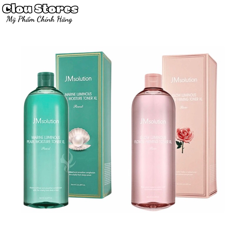 Nước hoa hồng cân bằng da JM Solution Luminous Toner 600ml