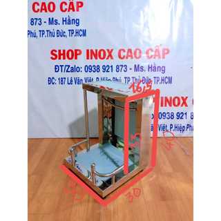 (Q9 HCM) - Bàn Thờ Ông Địa - Bàn Thờ Có Mái INOX Cao Cấp Cỡ Nhỏ - Mã: BTH30I – tr1 -
