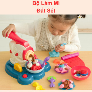 Đồ chơi đất sét đồ chơi đất nặn bộ làm mì cho bé rèn luyện sự khéo léo phát triển trí tưởng tượng