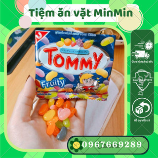 Kẹo dẻo Tommy Thái Lan hình hạt đậu sắc màu vị trái cây