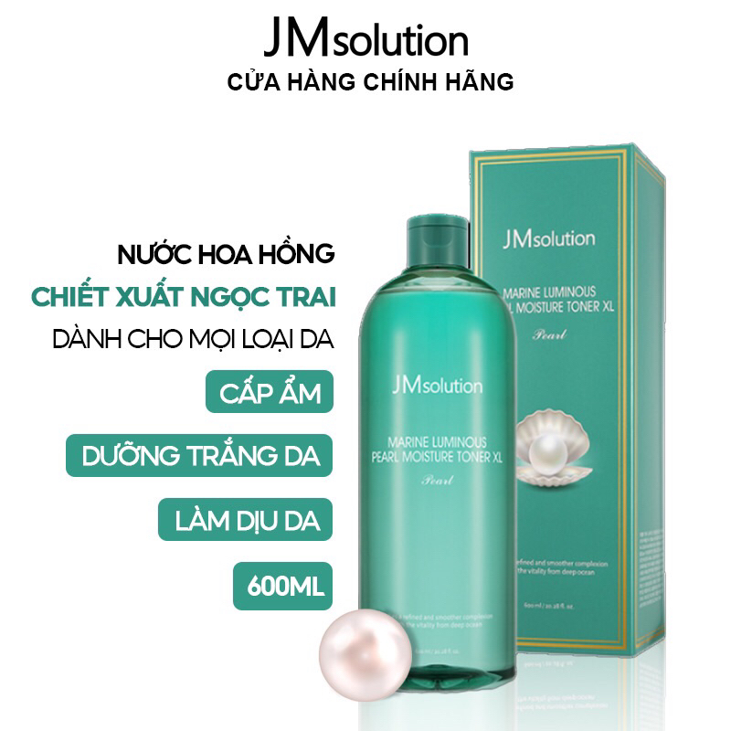 Nước hoa hồng cân bằng da JM Solution Luminous Toner 600ml