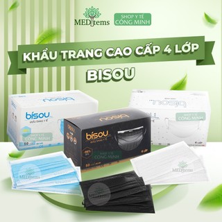 Khẩu trang y tế bisou 4 lớp