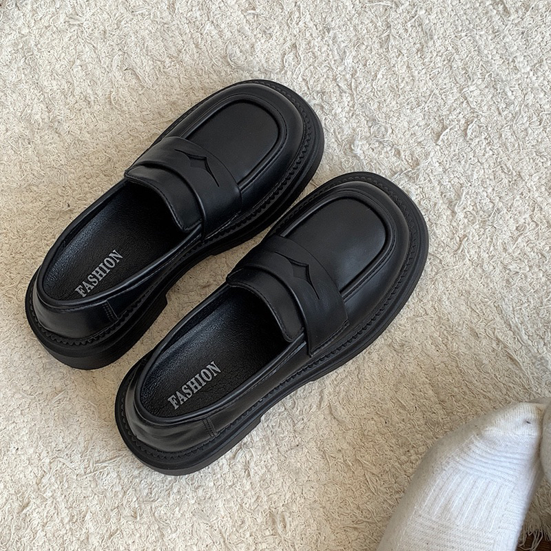 GIÀY LOAFER MŨI TRÒN DA TRƠN - GIÀY LƯỜI DESOO