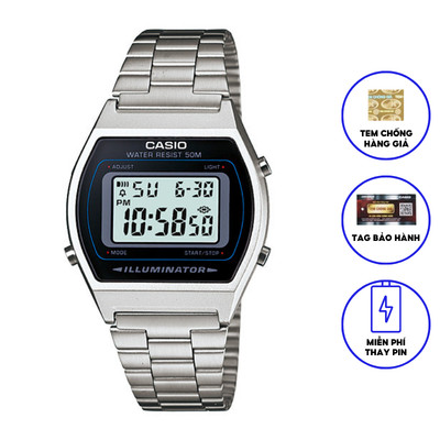 Đồng hồ nam dây kim loại CASIO B640WD-1AV chính hãng