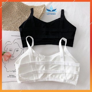 Áo lá bra 3 dây học sinh có đệm mút ngực hocsinh01
