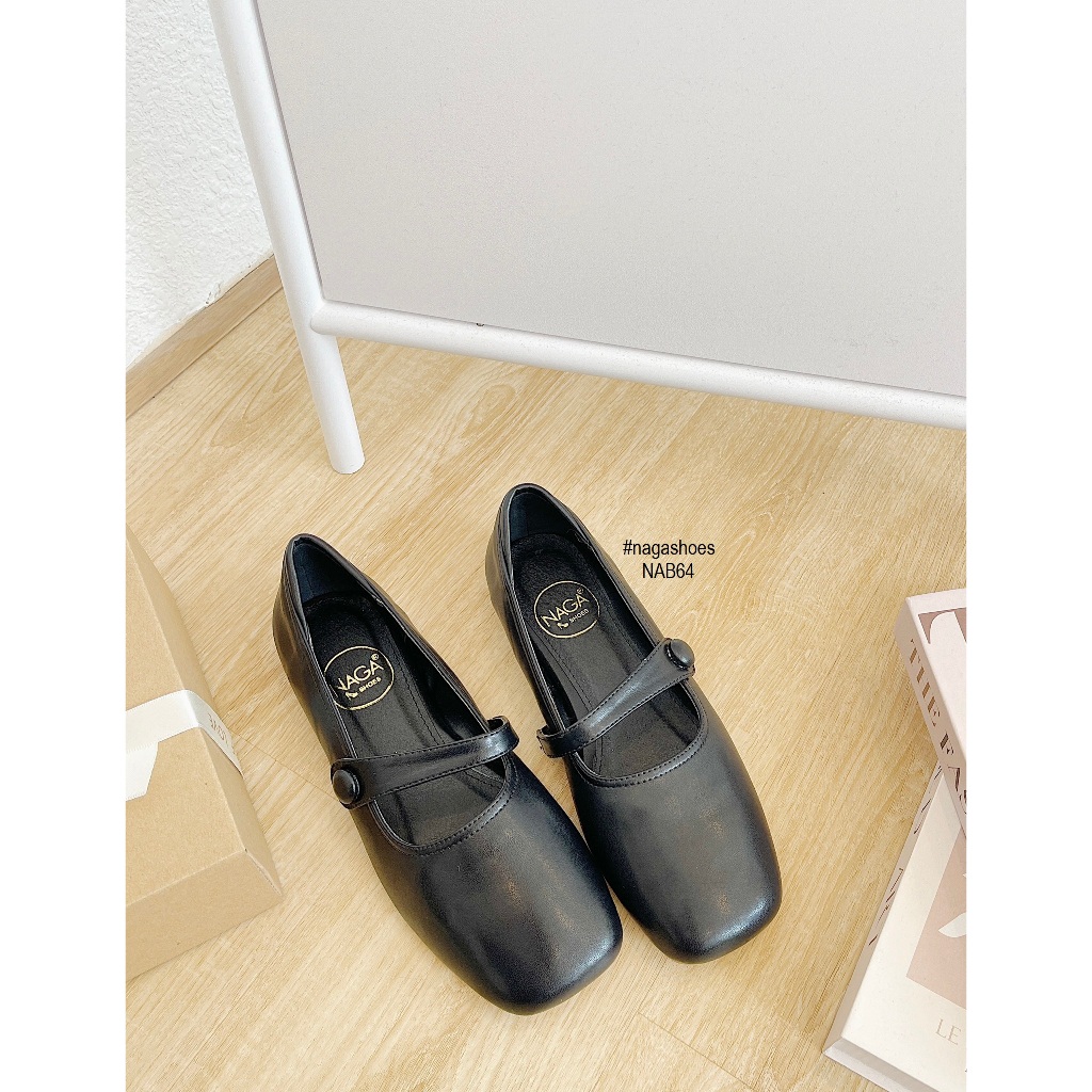 BÚP BÊ NAGASHOES MŨI VUÔNG BASIC 1P NAB64